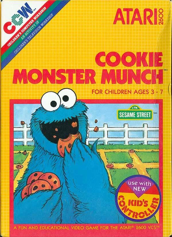 J2Games.com | Cookie Monster Munch (Atari 2600) (Pre-Played - Game Only).