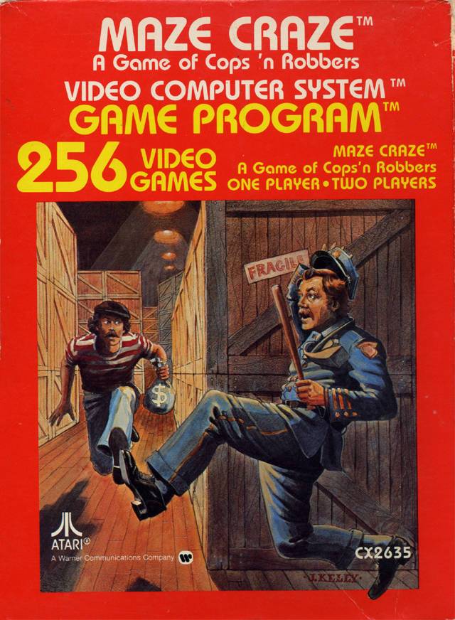 J2Games.com | Maze Craze A Game of Cops and Robbers (Atari 2600) (Pre-Played - Game Only).