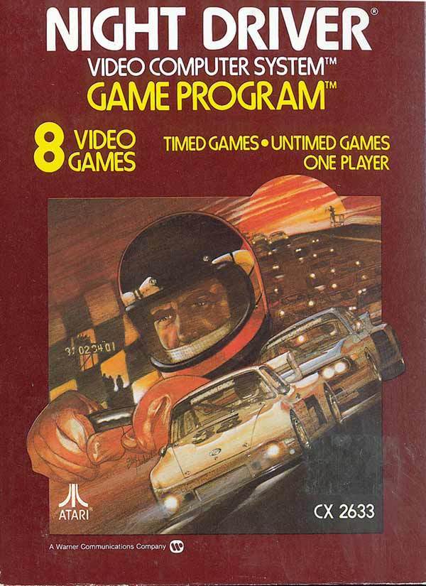 J2Games.com | Night Driver (Atari 2600) (Pre-Played - Game Only).