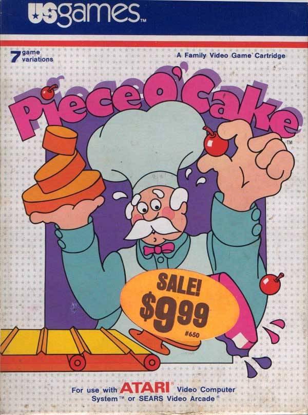 J2Games.com | Piece o'Cake (Atari 2600) (Pre-Played - Game Only).