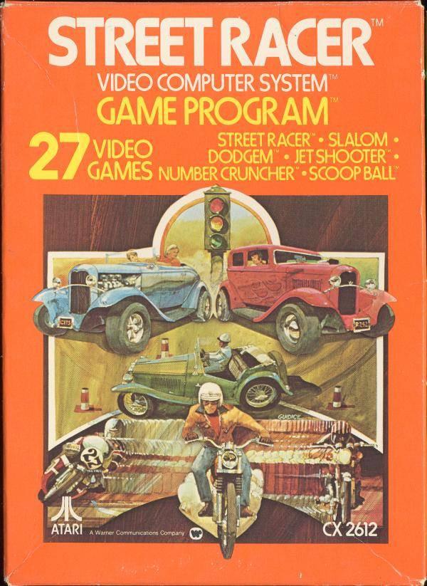 J2Games.com | Street Racer (Atari 2600) (Pre-Played - Game Only).