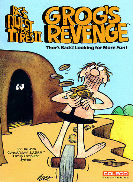 B.C.'s Quest For Tires II: Grog's Revenge (Colecovision)