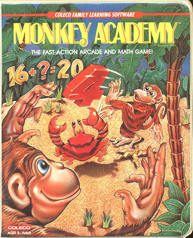 J2Games.com | Monkey Academy (Colecovision) (Pre-Played - Game Only).