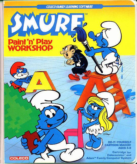 Pitufo: Taller de pintar y jugar (Colecovision)