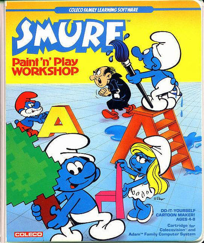 Pitufo: Taller de pintar y jugar (Colecovision)