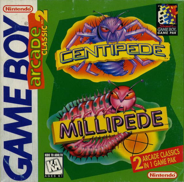 Arcade Classic No. 2: Centipede / Millipede (Gameboy)