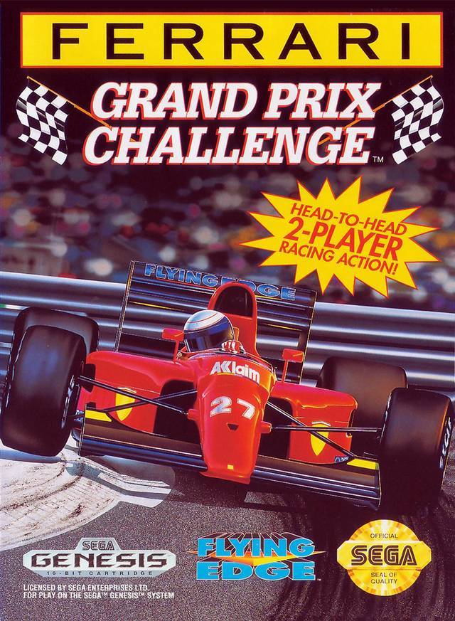 J2Games.com | Ferrari Grand Prix Challenge (Sega Genesis) (Pre-Played - Game Only).