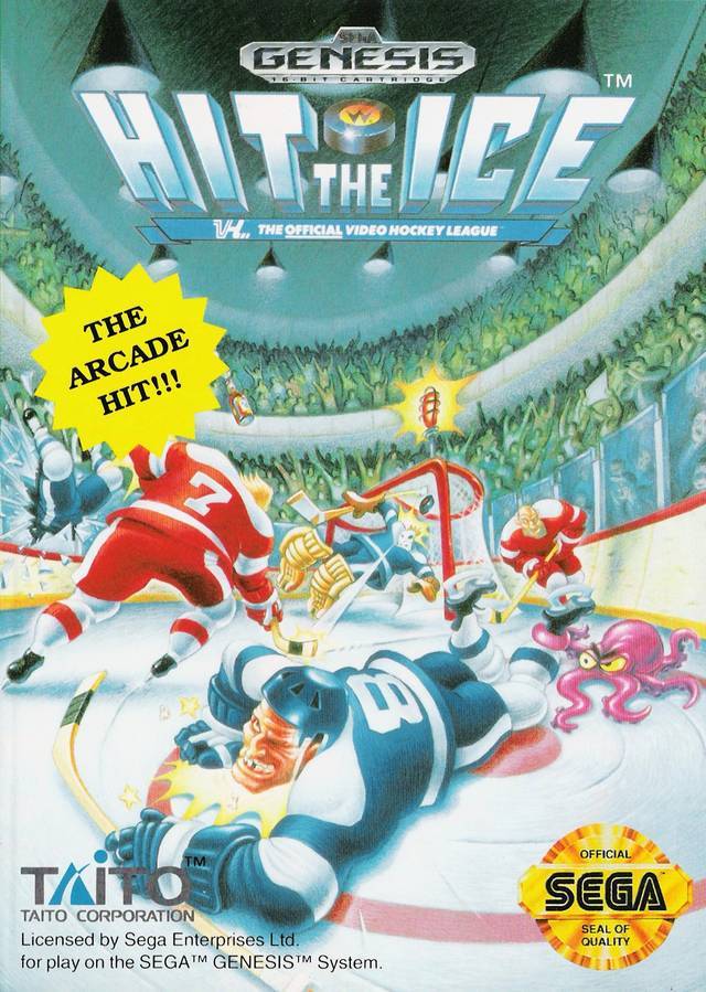 J2Games.com | Hit the Ice (Sega Genesis) (Pre-Played - Game Only).