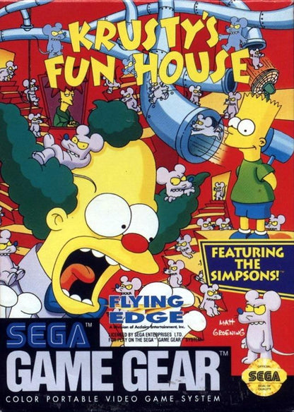 J2Games.com | Krusty's Fun House (Sega Game Gear) (Pre-Played - Game Only).