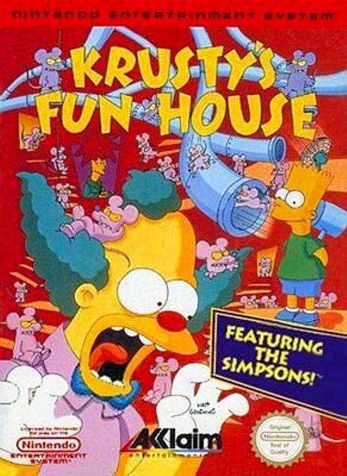 J2Games.com | Krusty's Fun House (Nintendo NES) (Pre-Played - Game Only).