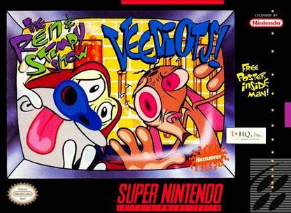 J2Games.com | Ren and Stimpy Veediots (Super Nintendo) (Pre-Played - Game Only).