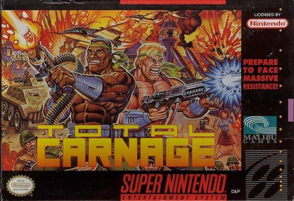 J2Games.com | Total Carnage (Super Nintendo) (Pre-Played - Game Only).