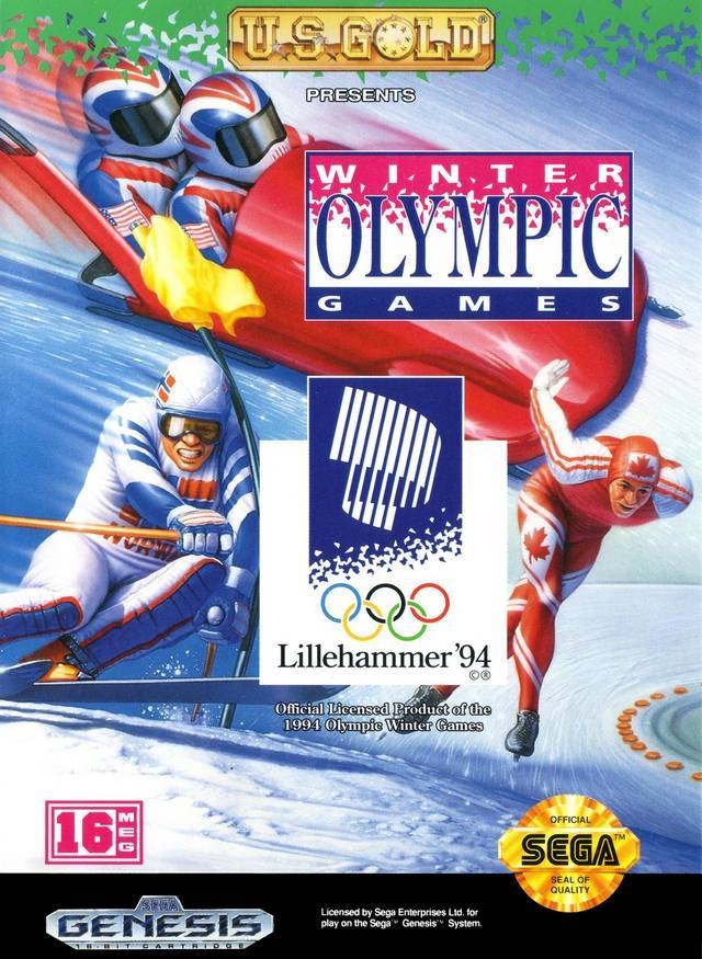 J2Games.com | Winter Olympic Games Lillehammer 94 (Sega Genesis) (Pre-Played - Game Only).