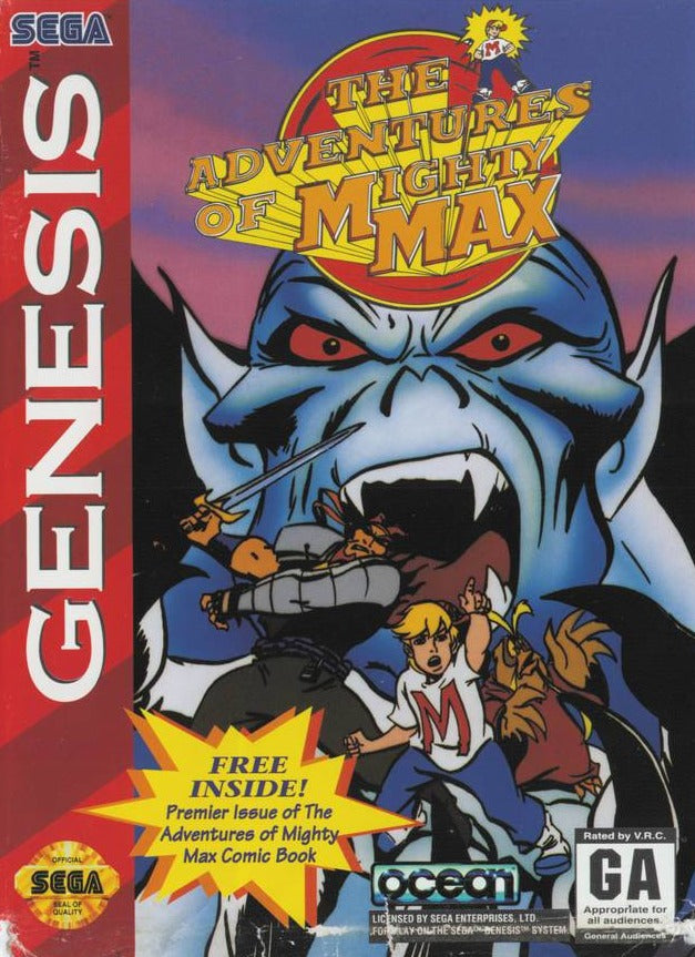 J2Games.com | Adventures of Mighty Max (Sega Genesis) (Pre-Played - Game Only).