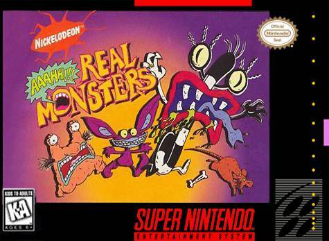 J2Games.com | AAAHH Real Monsters (Super Nintendo) (Pre-Played - Game Only).