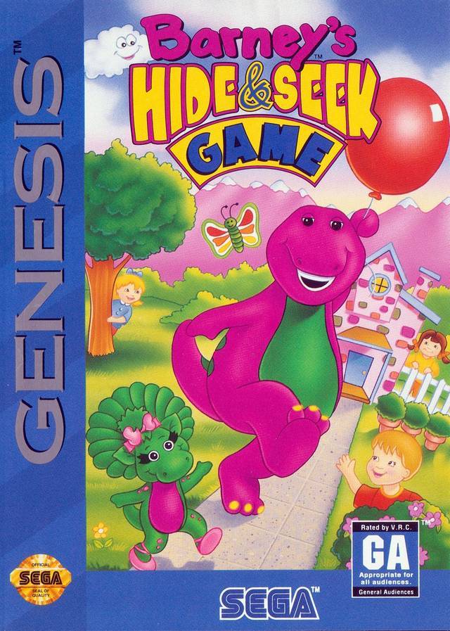 J2Games.com | Barney Hide and Seek (Sega Genesis) (Pre-Played - Game Only).