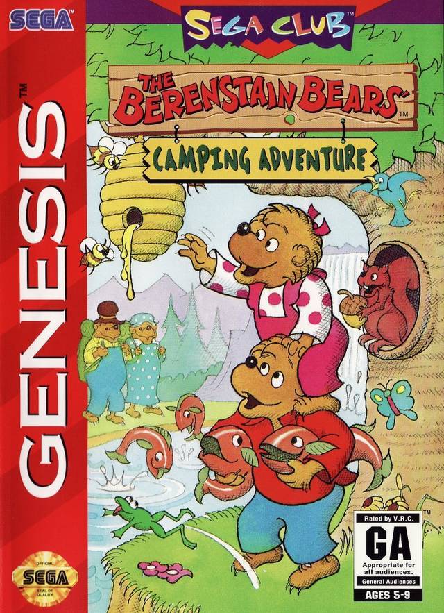J2Games.com | Berenstain Bears Camping Adventure (Sega Genesis) (Pre-Played - Game Only).