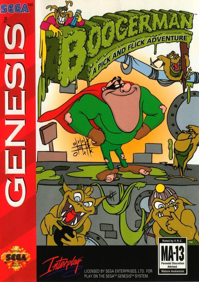 J2Games.com | Boogerman A Pick and Flick Adventure (Sega Genesis) (Pre-Played - Game Only).
