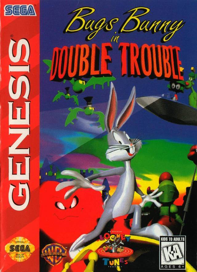 J2Games.com | Bugs Bunny Double Trouble (Sega Genesis) (Pre-Played - Game Only).
