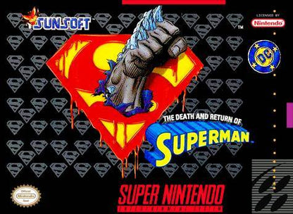 J2Games.com | The Death and Return of Superman (Super Nintendo) (Pre-Played - Game Only).