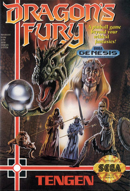 J2Games.com | Dragon's Fury (Sega Genesis) (Pre-Played - Game Only).