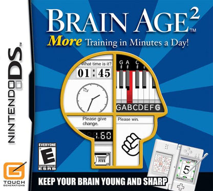 J2Games.com | Brain Age 2 (Nintendo DS) (Pre-Played - Game Only).