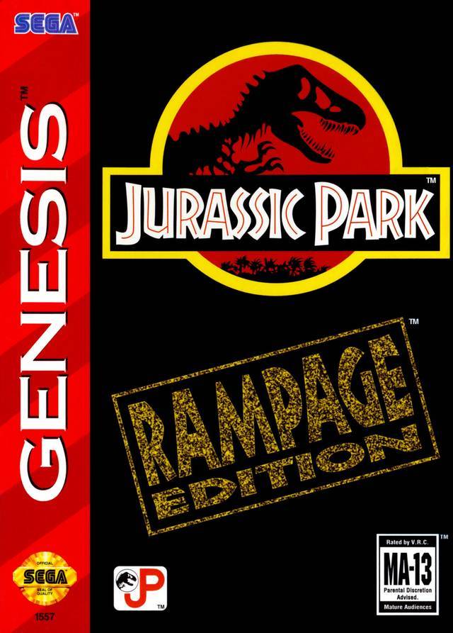 J2Games.com | Jurassic Park Rampage Edition (Sega Genesis) (Pre-Played - Game Only).