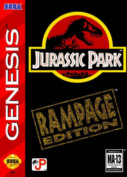 J2Games.com | Jurassic Park Rampage Edition (Sega Genesis) (Pre-Played - Game Only).
