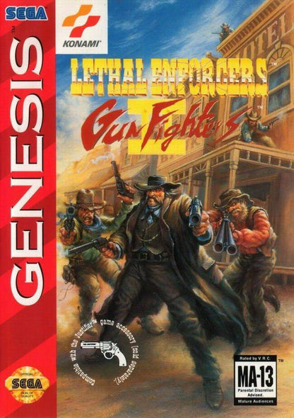 J2Games.com | Lethal Enforcers II Gun Fighters (Sega Genesis) (Pre-Played - CIB - Good).