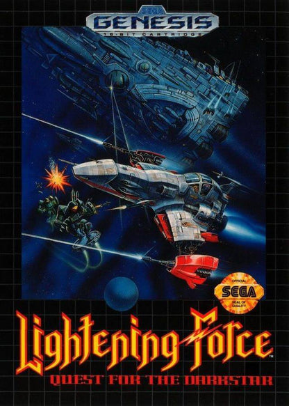 J2Games.com | Lightening Force Quest for the Darkstar (Sega Genesis) (Pre-Played - CIB - Good).