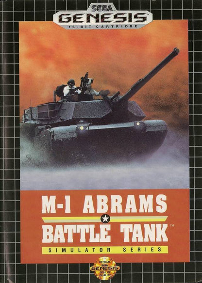 J2Games.com | M-1 Abrams Battle Tank (Sega Genesis) (Pre-Played - Game Only).