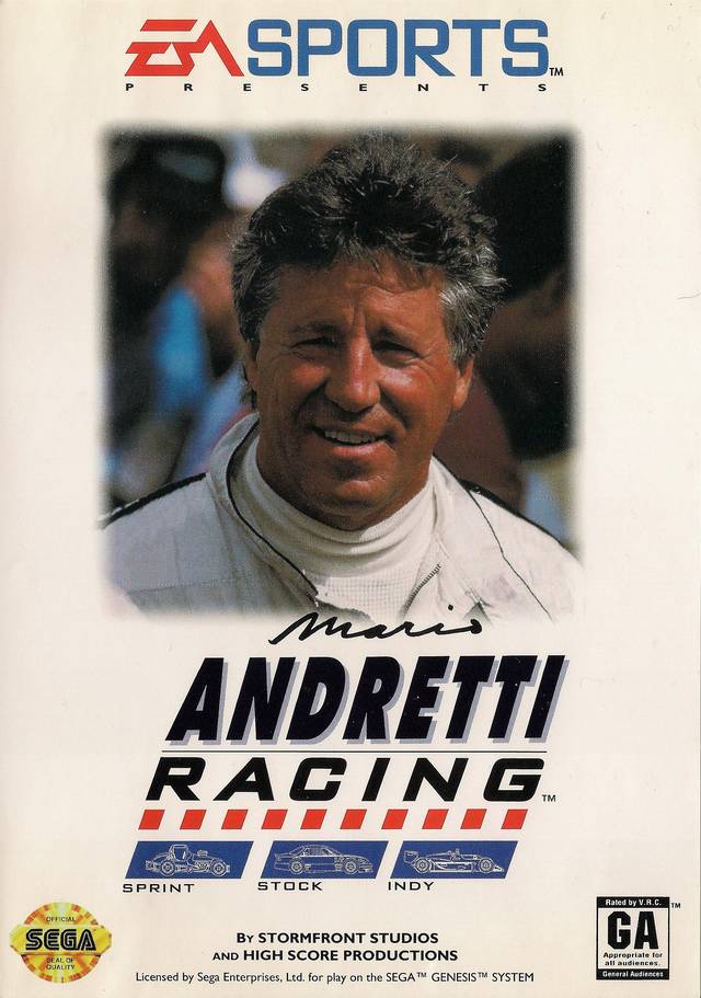 J2Games.com | Mario Andretti Racing (Sega Genesis) (Pre-Played - Game Only).