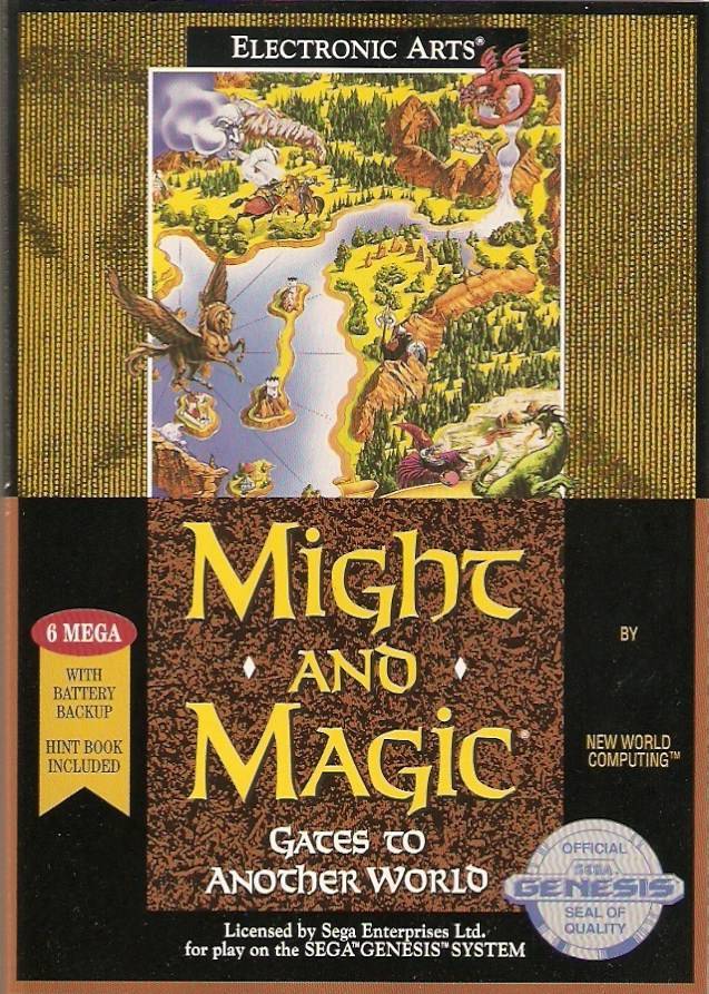 J2Games.com | Might and Magic Gates to Another World (Sega Genesis) (Pre-Played - Game Only).