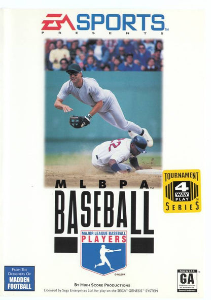 J2Games.com | MLBPA Baseball (Sega Genesis) (Pre-Played - Game Only).