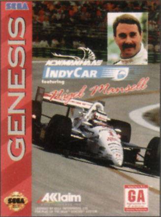 J2Games.com | Newman Haas Indy Car featuring Nigel Mansell (Sega Genesis) (Pre-Played - Game Only).