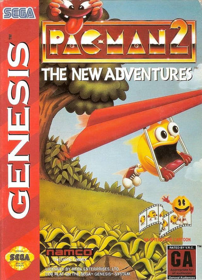 J2Games.com | Pac-Man 2 The New Adventures (Sega Genesis) (Pre-Played - Game Only).