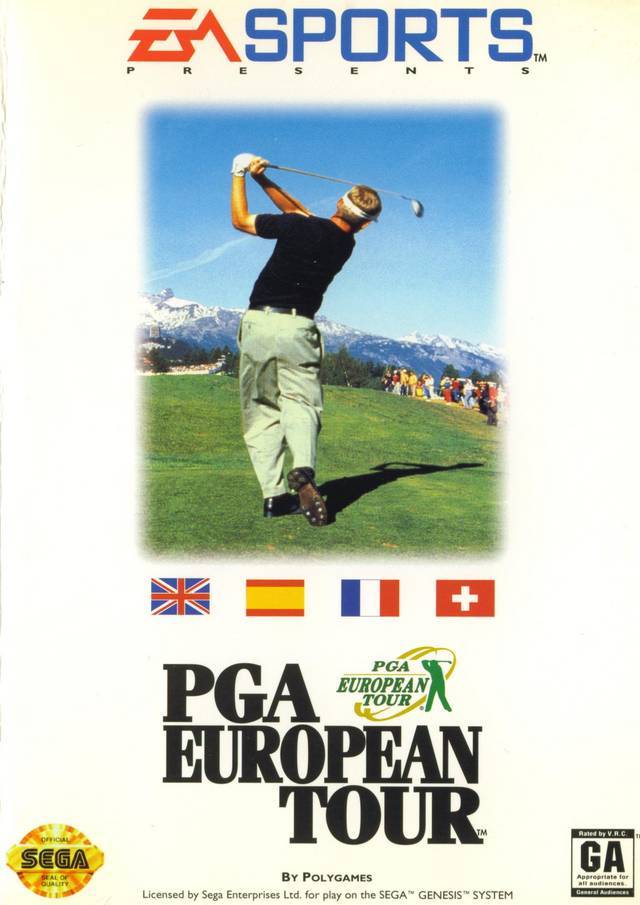 J2Games.com | PGA European Tour (Sega Genesis) (Pre-Played - Game Only).