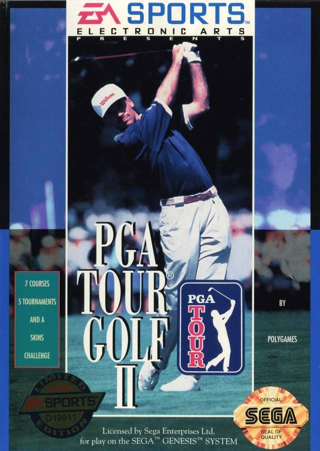 J2Games.com | PGA Tour Golf II (Sega Genesis) (Pre-Played - Game Only).