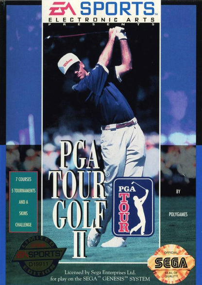 J2Games.com | PGA Tour Golf II (Sega Genesis) (Pre-Played - Game Only).