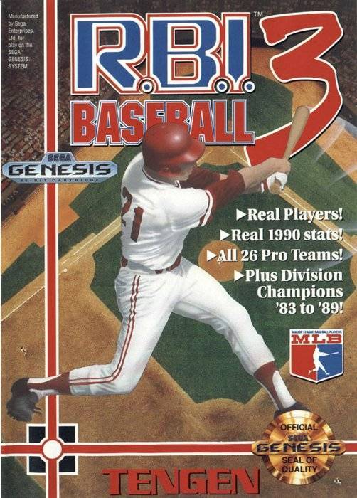 J2Games.com | RBI Baseball 93 (Sega Genesis) (Pre-Played - CIB - Good).