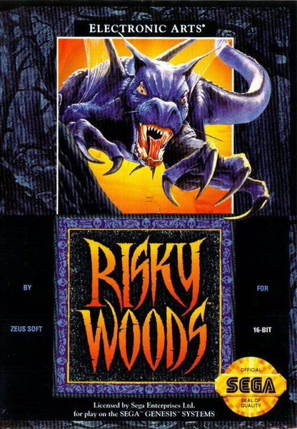 J2Games.com | Risky Woods (Sega Genesis) (Pre-Played - Game Only).