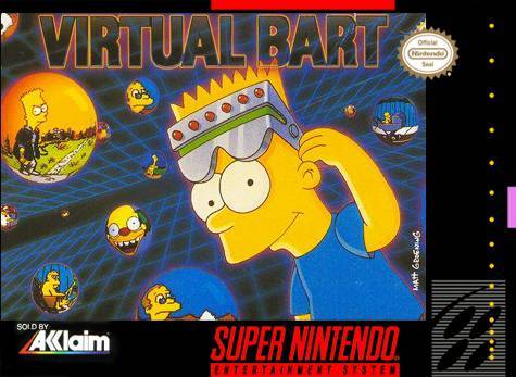 J2Games.com | Virtual Bart (Super Nintendo) (Pre-Played - Game Only).