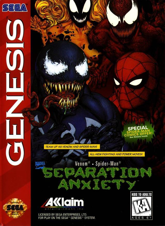 J2Games.com | Separation Anxiety (Sega Genesis) (Pre-Played - Game Only).