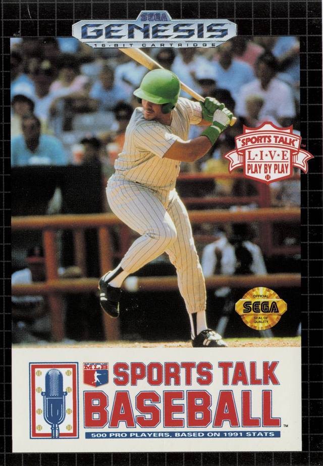 J2Games.com | Sports Talk Baseball (Sega Genesis) (Pre-Played - Game Only).