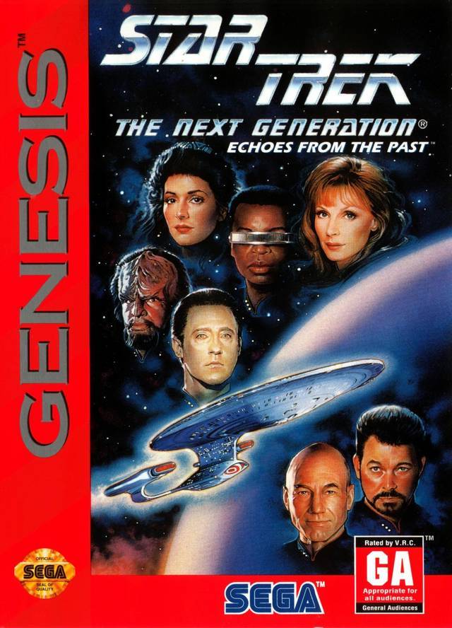 J2Games.com | Star Trek Next Generation Echoes From the Past (Sega Genesis) (Pre-Played - CIB - Good).