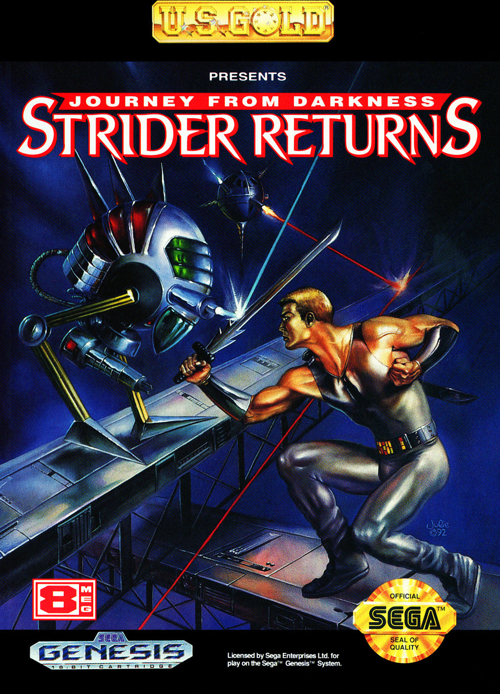 Strider Returns: Viaje desde la oscuridad (Sega Genesis)