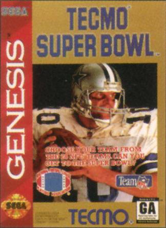 J2Games.com | Tecmo Super Bowl (Sega Genesis) (Pre-Played - Game Only).