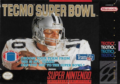 J2Games.com | Tecmo Super Bowl (Super Nintendo) (Pre-Played - Game Only).