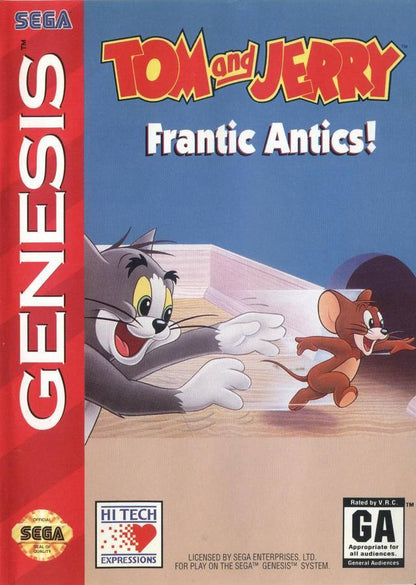 J2Games.com | Tom and Jerry Frantic Antics (Sega Genesis) (Pre-Played - Game Only).