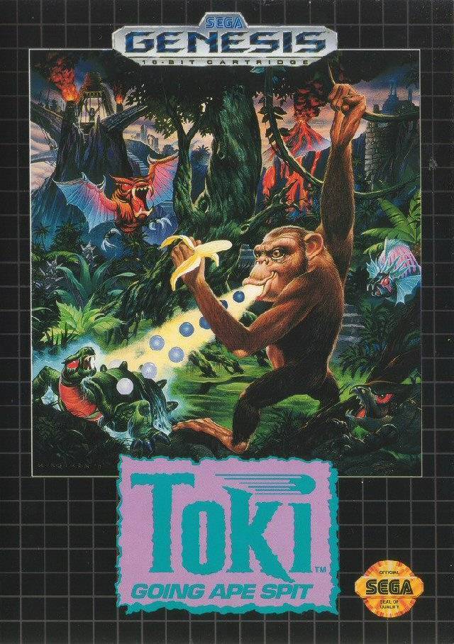 J2Games.com | Toki Going Ape Spit (Sega Genesis) (Pre-Played - Game Only).